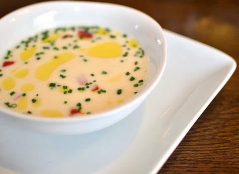 Velouté de Choux Fleur au Chorizo Velouté de Choux Fleur au Chorizo